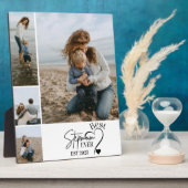 4 Beste Stiefmoeder Ooit Aangepaste Foto Collage Fotoplaat (Zijkant)