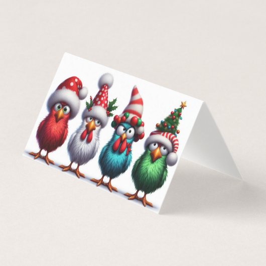 4 BIRDS Folded Card Kaart (Voorkant)