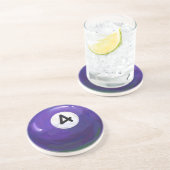 4-bits zandsteen onderzetter (Zijkant)