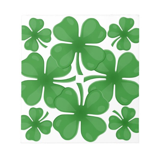 4 bladklaver notitieblok (Voorkant)