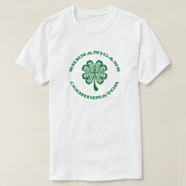 4 Bladklaver – Shenanigans-coördinator T-shirt