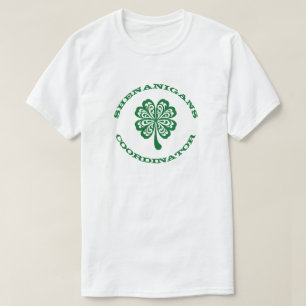 4 Bladklaver – Shenanigans-coördinator T-shirt