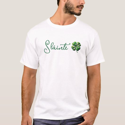 4 Bladklaver - Slainte T-shirt (Voorkant)