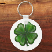 4 bladklaver sleutelhanger (Voorkant)