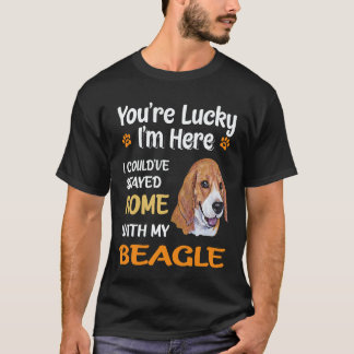 4 Bleef thuis met mijn Beagle T-shirt