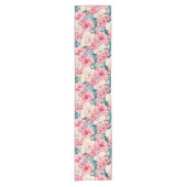 #4 Bloemen patroon Korte Tafelloper (Voorkant)