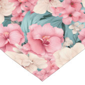 #4 Bloemen patroon Korte Tafelloper (Hoek)