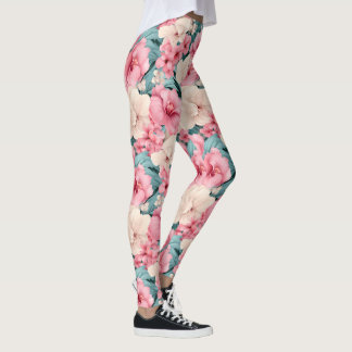 #4 Bloemen patroon Leggings