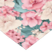 #4 Bloemen patroon Tafelkleed (Gekanteld)