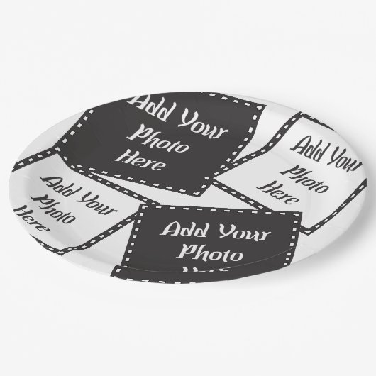 4 Bord voor fotopapier personaliseren (Gekanteld)