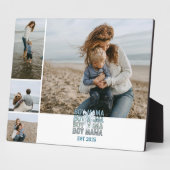 4 Boy Mama Custom Photo Collage Fotoplaat (Zijkant)