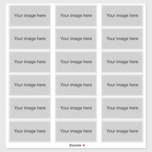 4" brede stickers - 18 sticker vel (Vel)