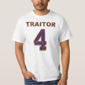 #4 Brett Favre Viking TRAITOR shirt (Voorkant)