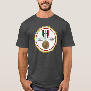 4 CAMPAGNE STARS AFGHANISTAN WAR VETERAN T-SHIRT