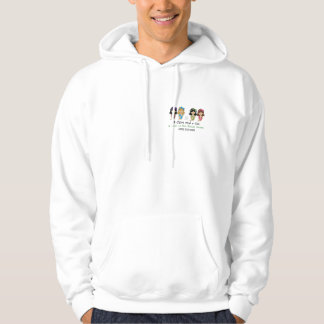 4 Chics en a Cat Hoodie