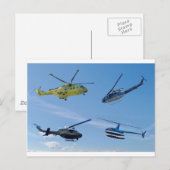 4 Chopper Briefkaart (Voorkant / Achterkant)