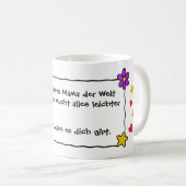 4 Color Doodle Frame 2 - eigener Text Koffiemok (Voorkant rechts)