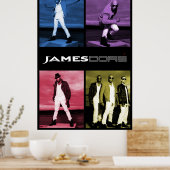 4 Colour James Dore' Poster (Keuken)