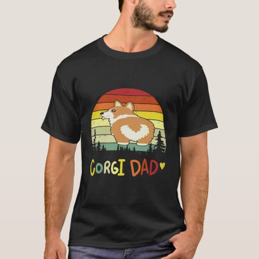 4 Corgi Vader Corgi T-shirt (Voorkant)