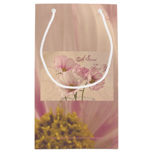 4 Cosmos A Speciaal bedankt Klein Cadeauzakje (Achterkant)