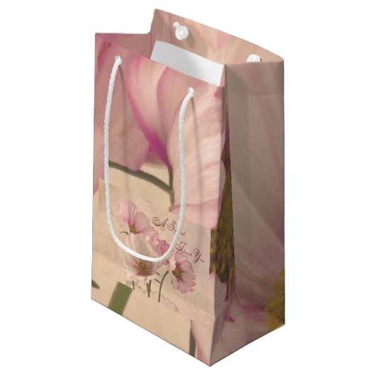 4 Cosmos A Speciaal bedankt Klein Cadeauzakje (Voorkant Gekanteld)