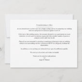 4 Custom Photos Minimalist Modern Collage Wedding (Achterkant)