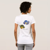 4 Cute Cartoon Fish T-shirt (Achterkant volledig)