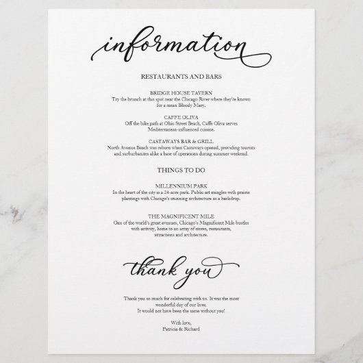 4 dagen Weduwstraject rondom Chic Black Script (Achterkant)