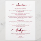 4 dagen Wekens bruiloft Wekend Itinerary Chic Chro (Achterkant)