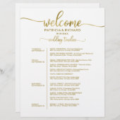 4 dagen Wekens bruiloft Wekend Itinerary Chic Chro (Voorkant / Achterkant)