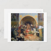 #4 De Bulgaarse Tsar Simeon, Mucha Briefkaart (Voorkant / Achterkant)