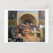 #4 De Bulgaarse Tsar Simeon, Mucha Briefkaart (Voorkant)