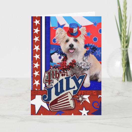 4 de Dame van juli - Westie X - Kaart (Voorkant)