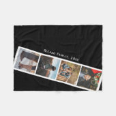 4 de Stijl van de fotocabine gepersonaliseerd Fleece Deken (Voorkant (Horizontaal))