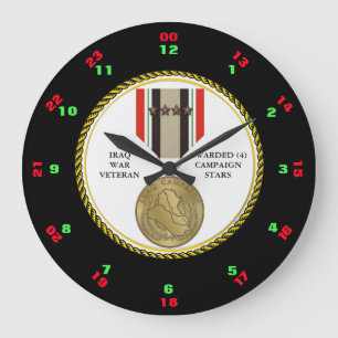 4 DE VETERAAN VAN DE OORLOG VAN IRAK VAN DE GROTE KLOK