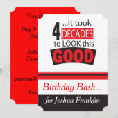 4 decennia nodig om dit goed te bekijken - 40e kaart (Voorkant / Achterkant)