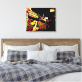 4 derde uur canvas afdruk (Insitu (Slaapkamer))