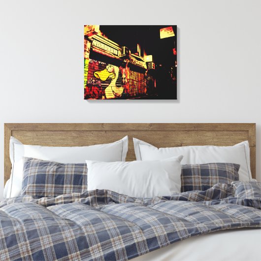 4 derde uur canvas afdruk (Insitu (Slaapkamer))