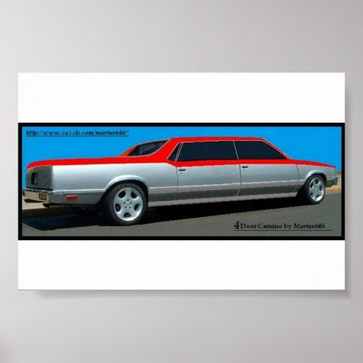 4 Door El Camino door Marius646 Poster (Voorkant)