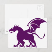 4 draak briefkaart (Voorkant / Achterkant)