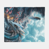 #4 Drakewereld  Fleece Deken (Voorkant (Horizontaal))