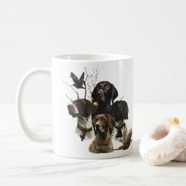4 Duitse kortharige pointer kleuren Koffiemok