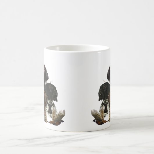 4 Duitse kortharige pointer kleuren Koffiemok (Center)