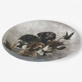 4 Duitse kortharige pointer kleuren Papieren Bordje (Gekanteld)