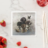 4 Duitse kortharige pointer kleuren Servet (Insitu)