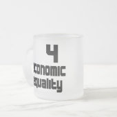 4 Economische Gelijkheid Bevorderde Mok (Voorkant links)