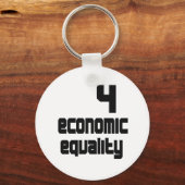 4 Economische Gelijkheid Sleutelhanger (Voorkant)