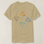 4 Elementen T-shirt (Design voorkant)