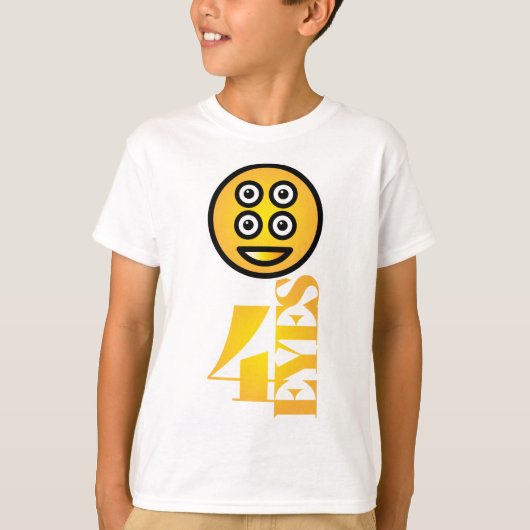 4 EYES ICON BY MASANSER PIXELAT T-SHIRT (Voorkant)