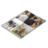 4 Family Photo Collage Custom Notitieboek (Linkerzijde)